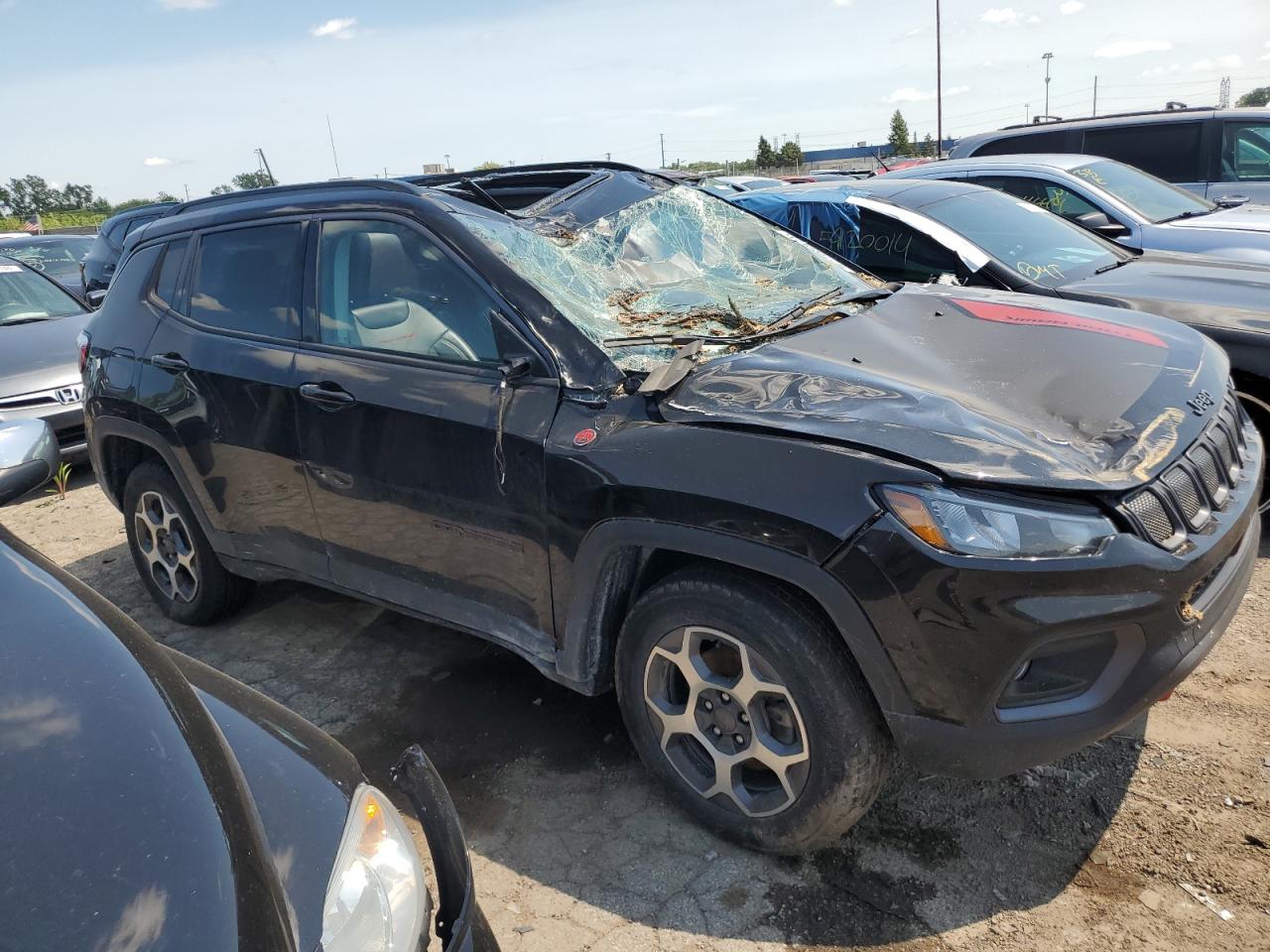 2022 JEEP COMPASS TRAILHAWK VIN:3C4NJDDB9NT185536