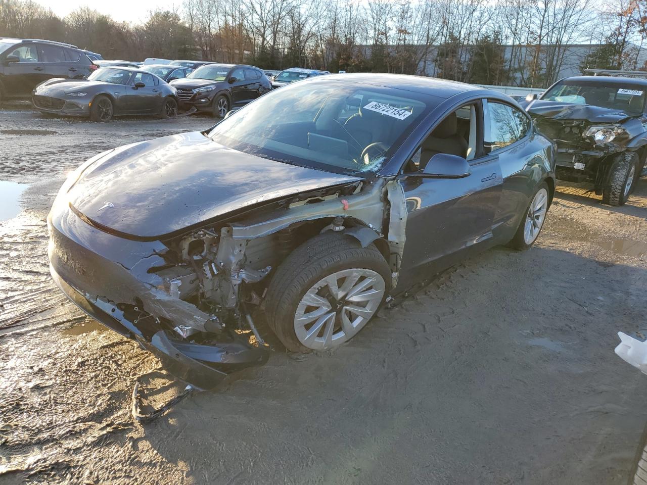2022 TESLA MODEL 3  VIN:5YJ3E1EBXNF201430