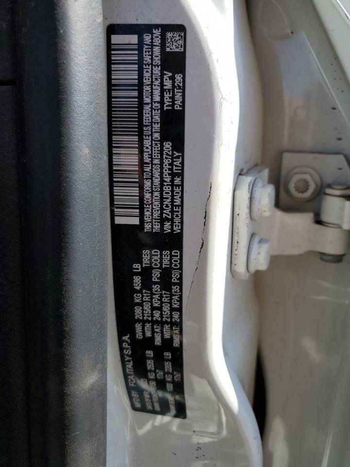 2023 JEEP RENEGADE LATITUDE VIN:ZACNJDB14PPP67206