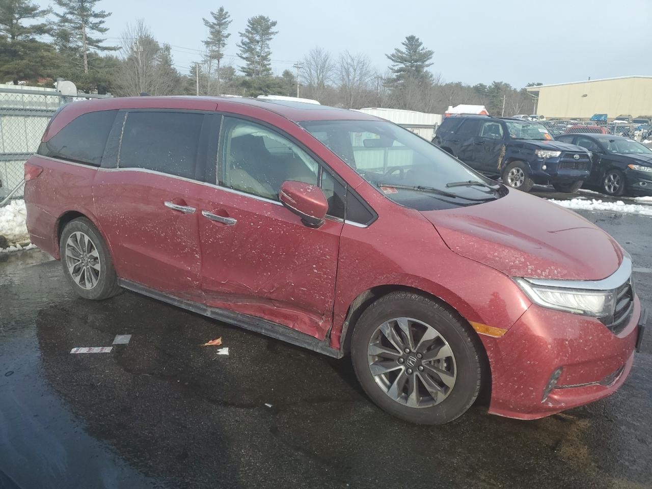 2022 HONDA ODYSSEY EXL VIN:5FNRL6H72NB000481
