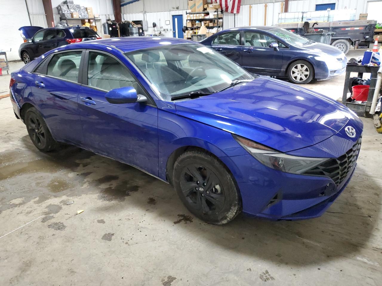 2023 HYUNDAI ELANTRA BLUE VIN:KMHLM4AJ1PU090886