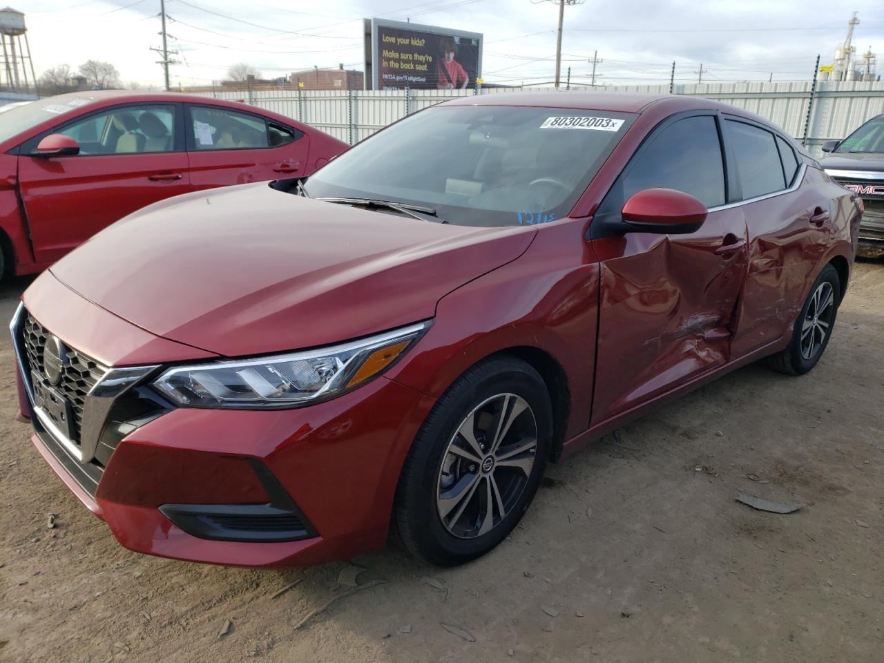 2023 NISSAN SENTRA SV VIN:3N1AB8CV9PY299057