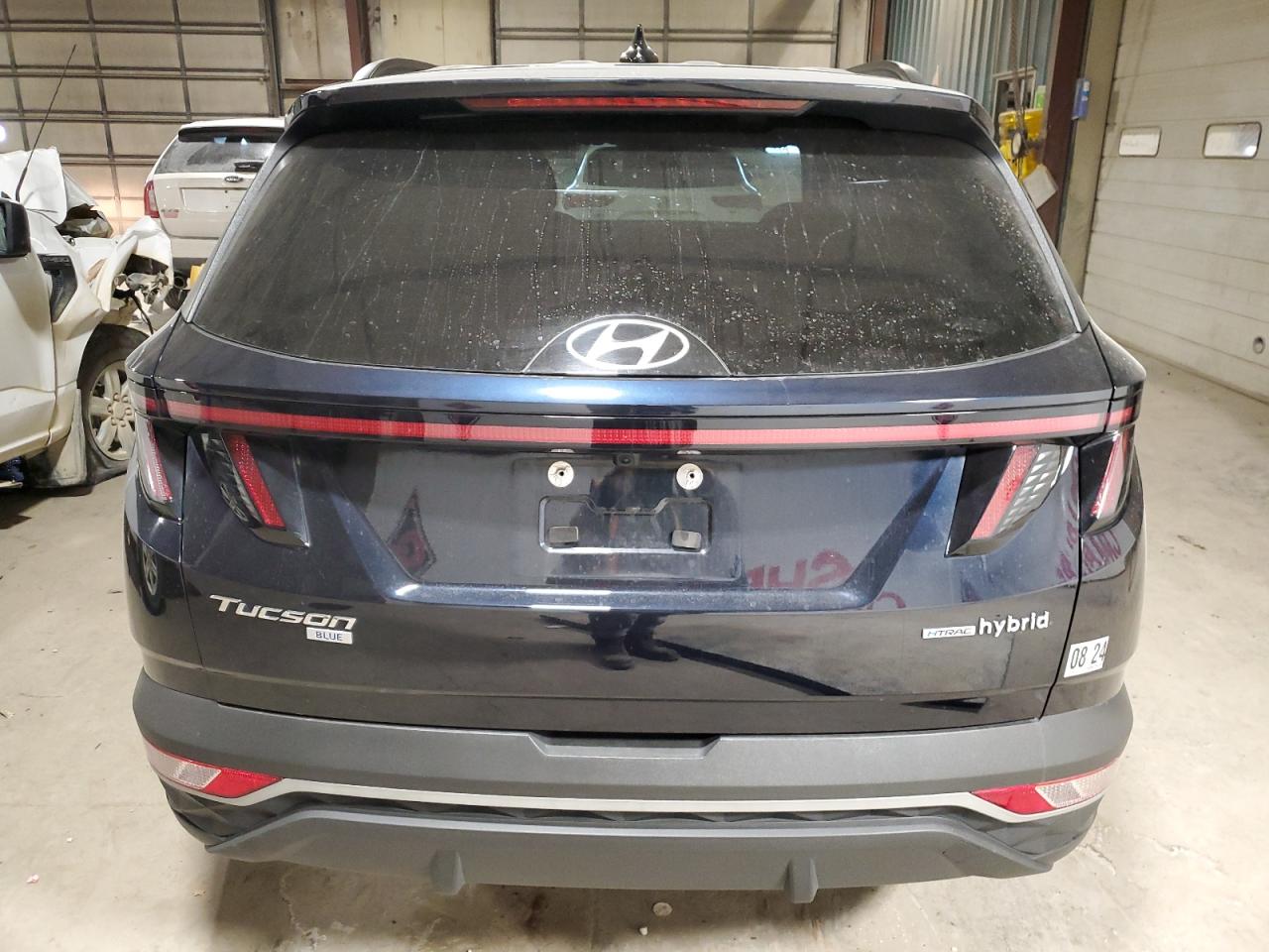 2022 HYUNDAI TUCSON BLUE VIN:KM8JBCA17NU075880