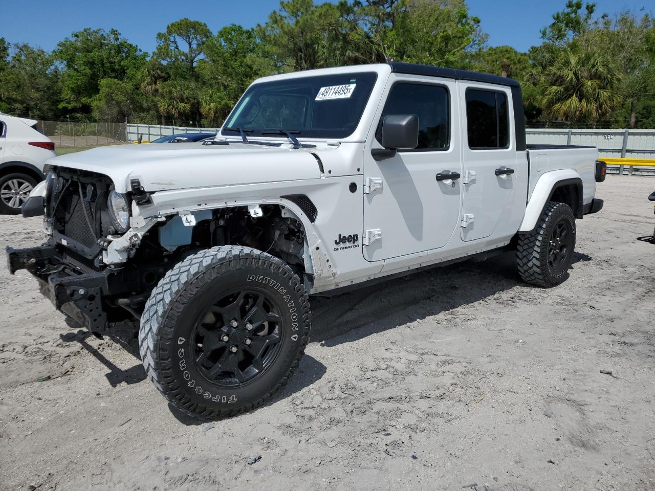 2022 JEEP GLADIATOR SPORT VIN:1C6HJTAG6NL100369