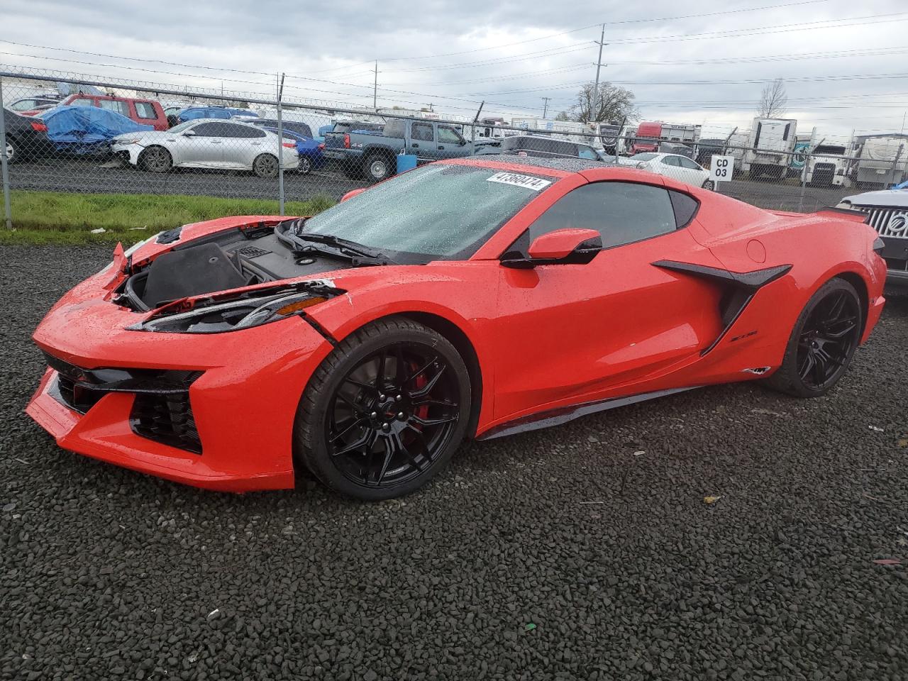 2023 CHEVROLET CORVETTE Z06 3LZ VIN:1G1YF2D32P5604334