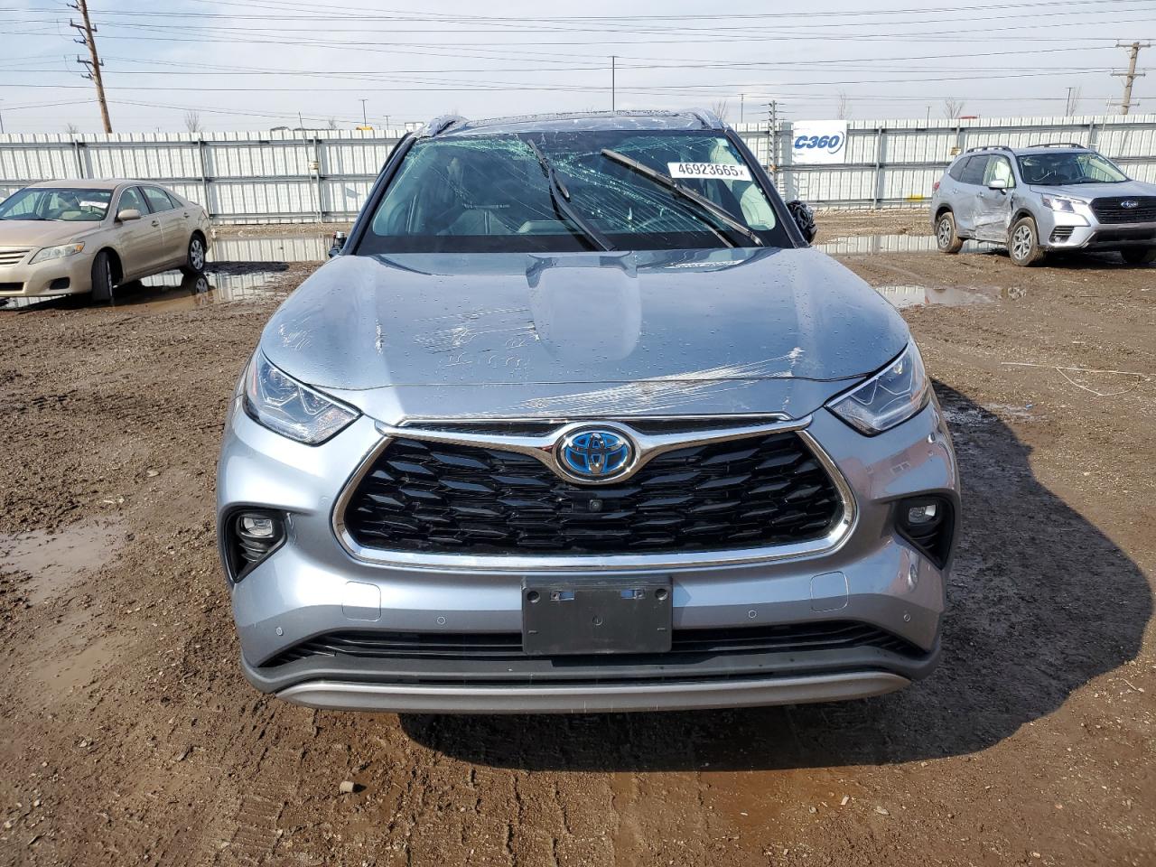 2022 TOYOTA HIGHLANDER HYBRID PLATINUM VIN:5TDEBRCH7NS083565