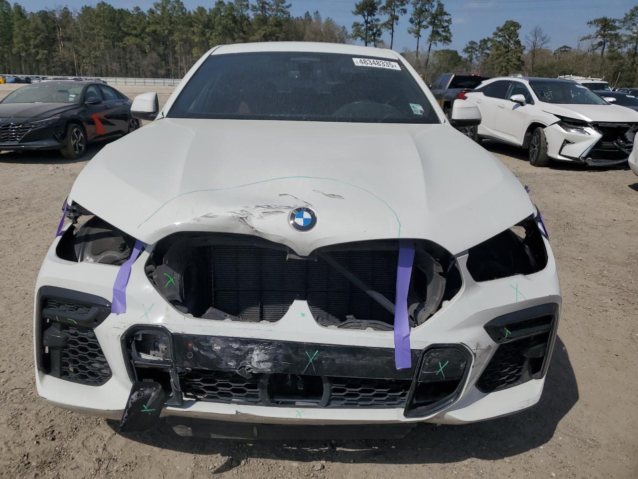 2022 BMW X6 XDRIVE40I VIN:5UXCY6C0XN9K78927