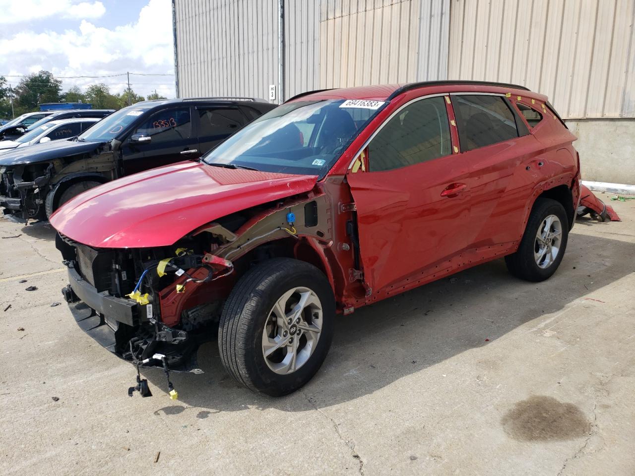 2022 HYUNDAI TUCSON SEL VIN:5NMJBCAE8NH031479