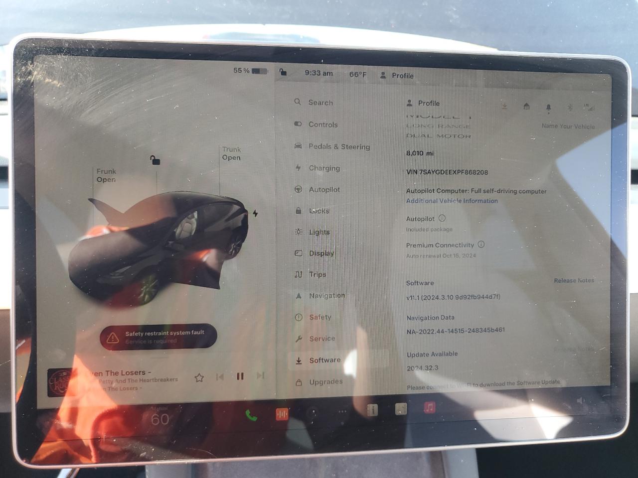 2023 TESLA MODEL Y  VIN:7SAYGDEEXPF868208
