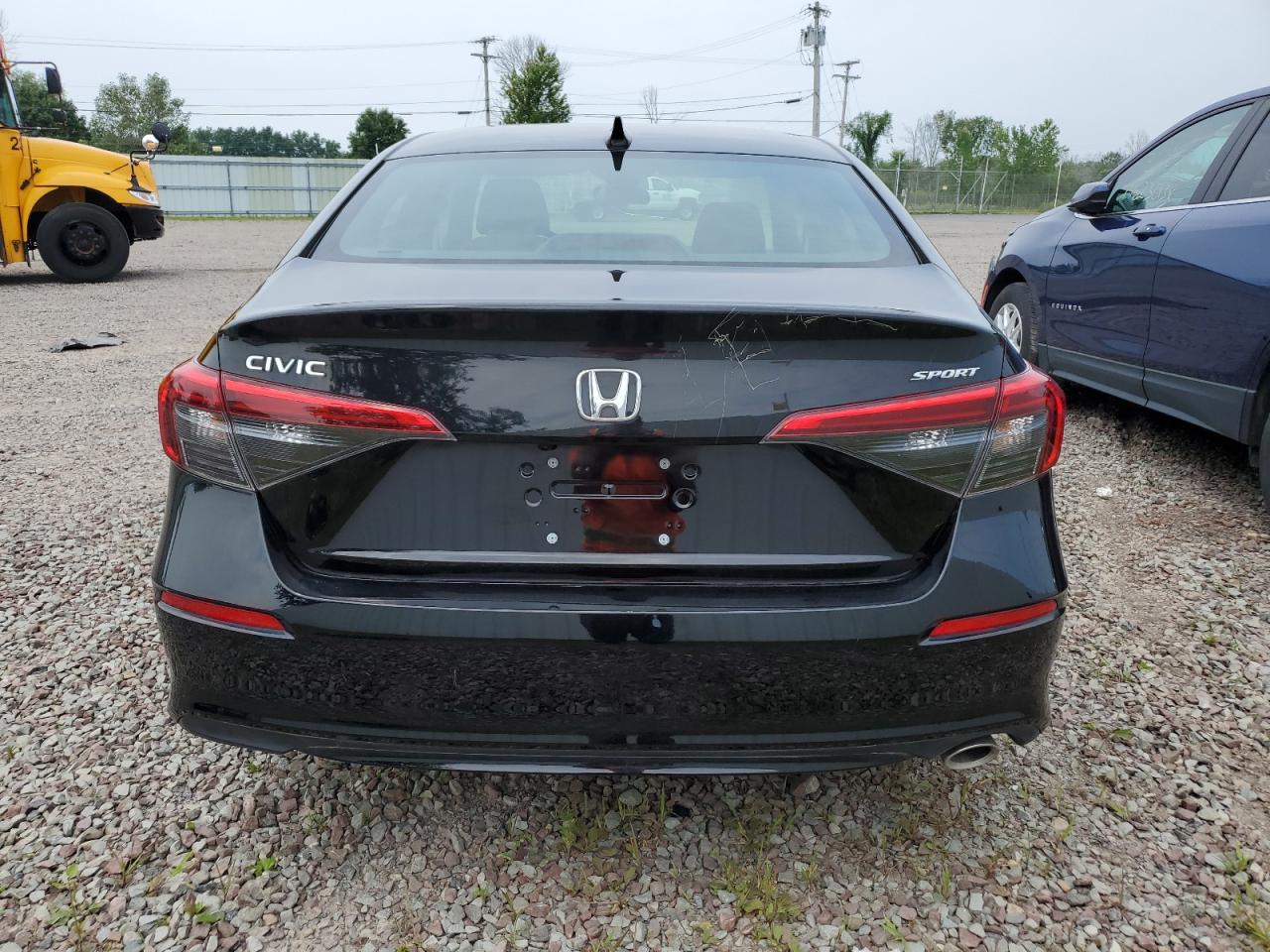 2022 HONDA CIVIC SPORT VIN:2HGFE2F53NH609789