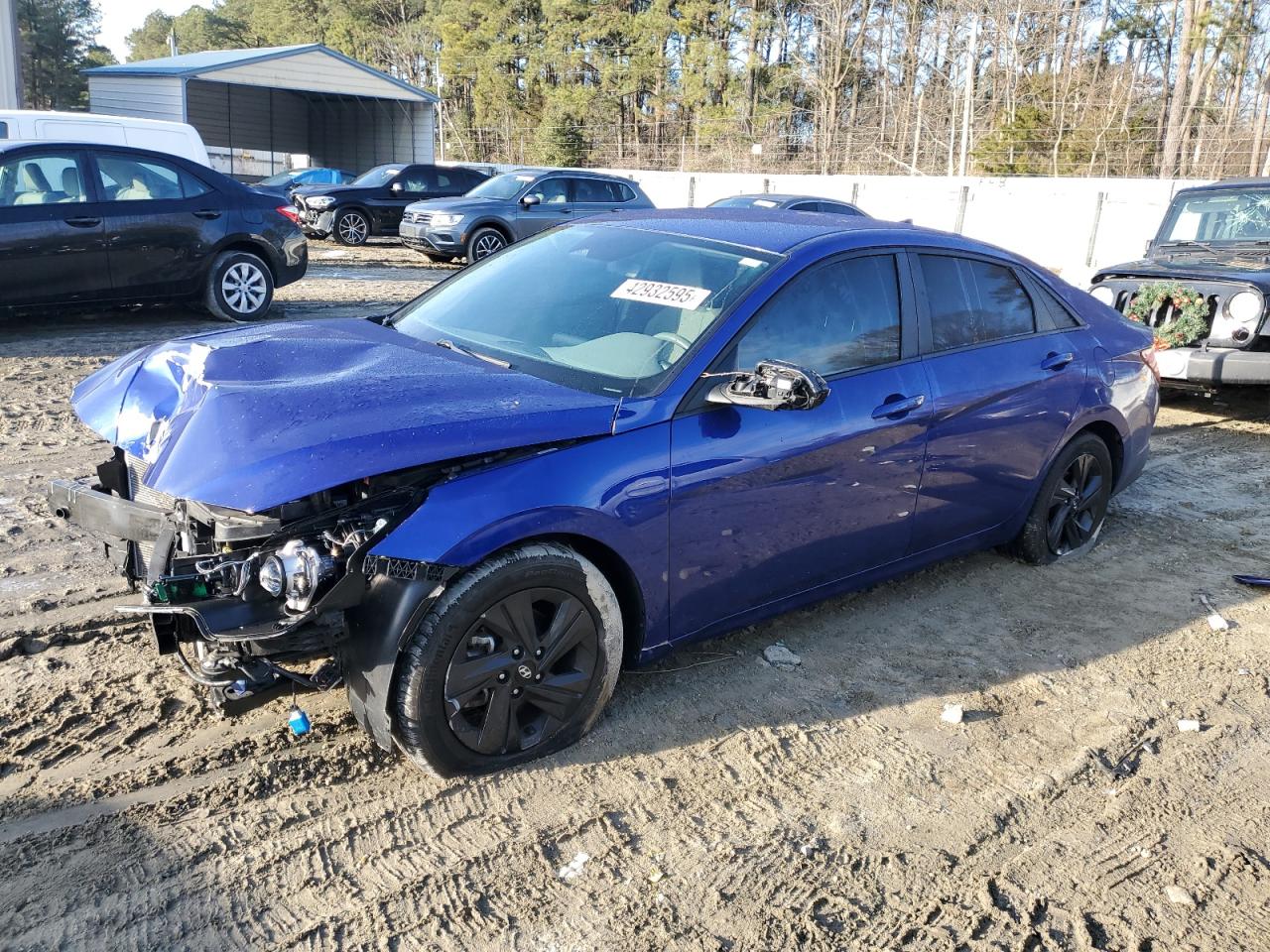 2022 HYUNDAI ELANTRA SEL VIN:KMHLS4AG7NU282904