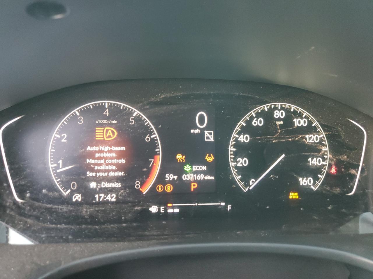 2022 HONDA CIVIC SPORT VIN:19XFL2H87NE009090