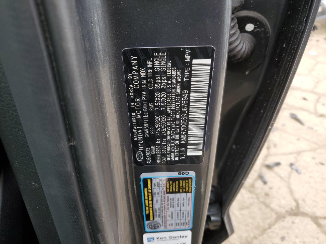 2024 HYUNDAI PALISADE CALLIGRAPHY VIN:KM8R7DGE6RU676949