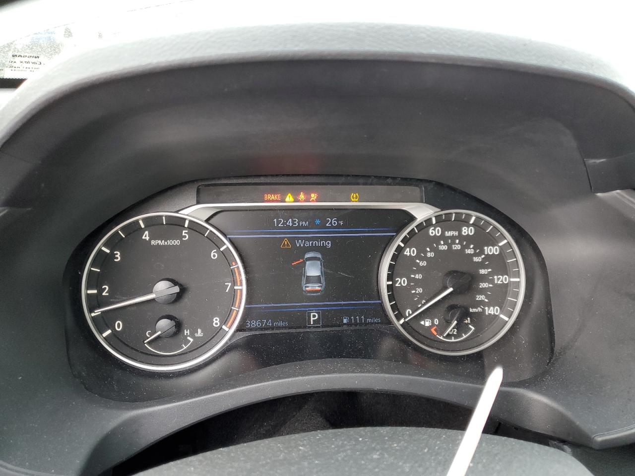 2022 NISSAN ALTIMA SV VIN:1N4BL4DV9NN333200