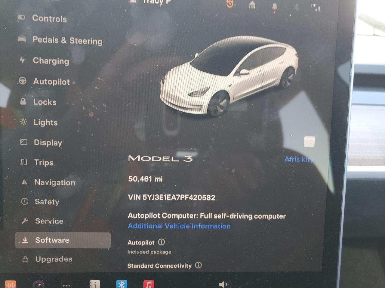 2023 TESLA MODEL 3  VIN:5YJ3E1EA7PF420582