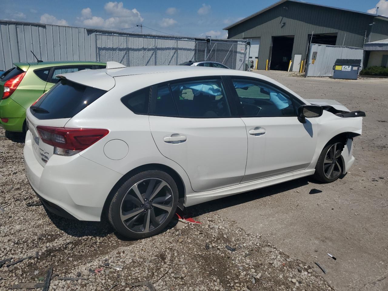 2022 SUBARU IMPREZA SPORT VIN:4S3GTAJ60N1714307