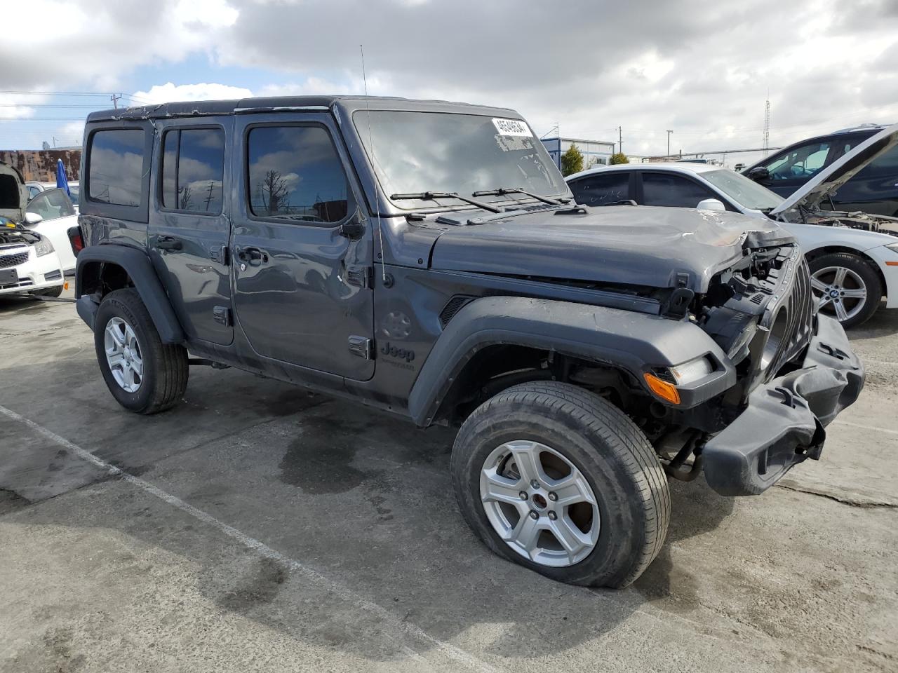 2022 JEEP WRANGLER UNLIMITED SPORT VIN:1C4HJXDM7NW144817