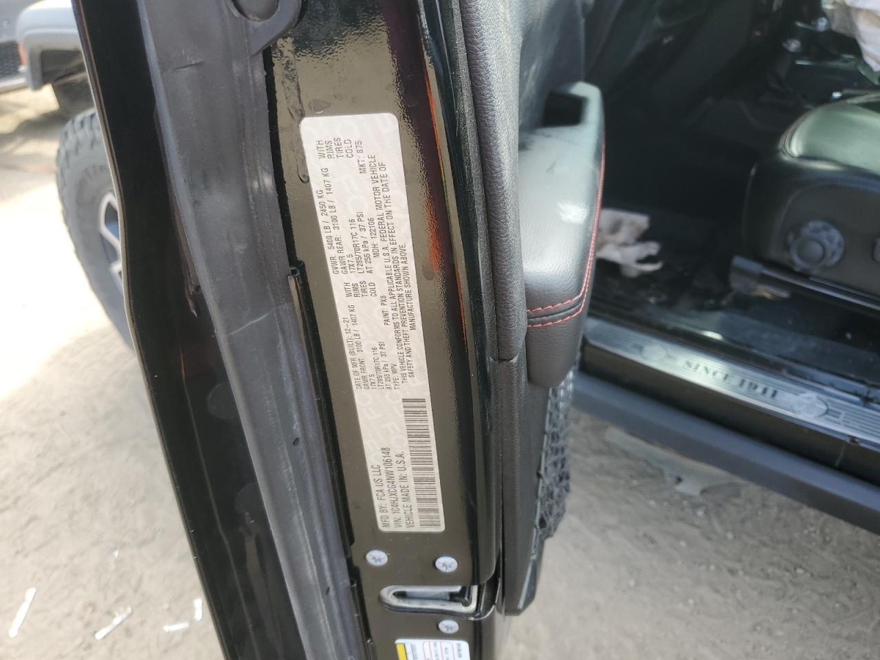 2022 JEEP WRANGLER RUBICON VIN:1C4HJXCG4NW106148