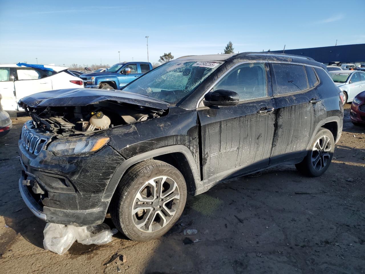 2022 JEEP COMPASS LIMITED VIN:3C4NJDCB7NT232063