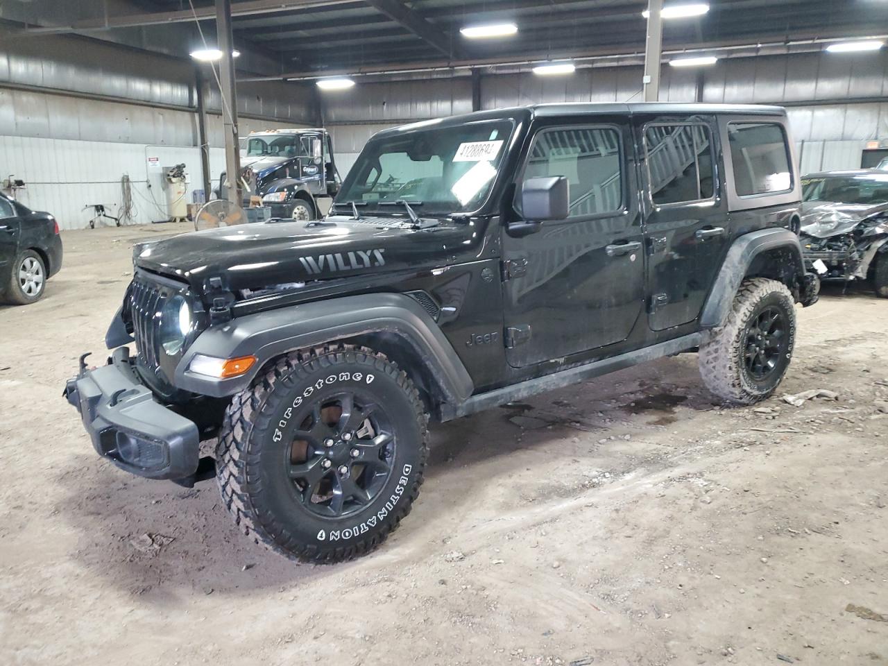 2022 JEEP WRANGLER UNLIMITED SPORT VIN:1C4HJXDG4NW191054