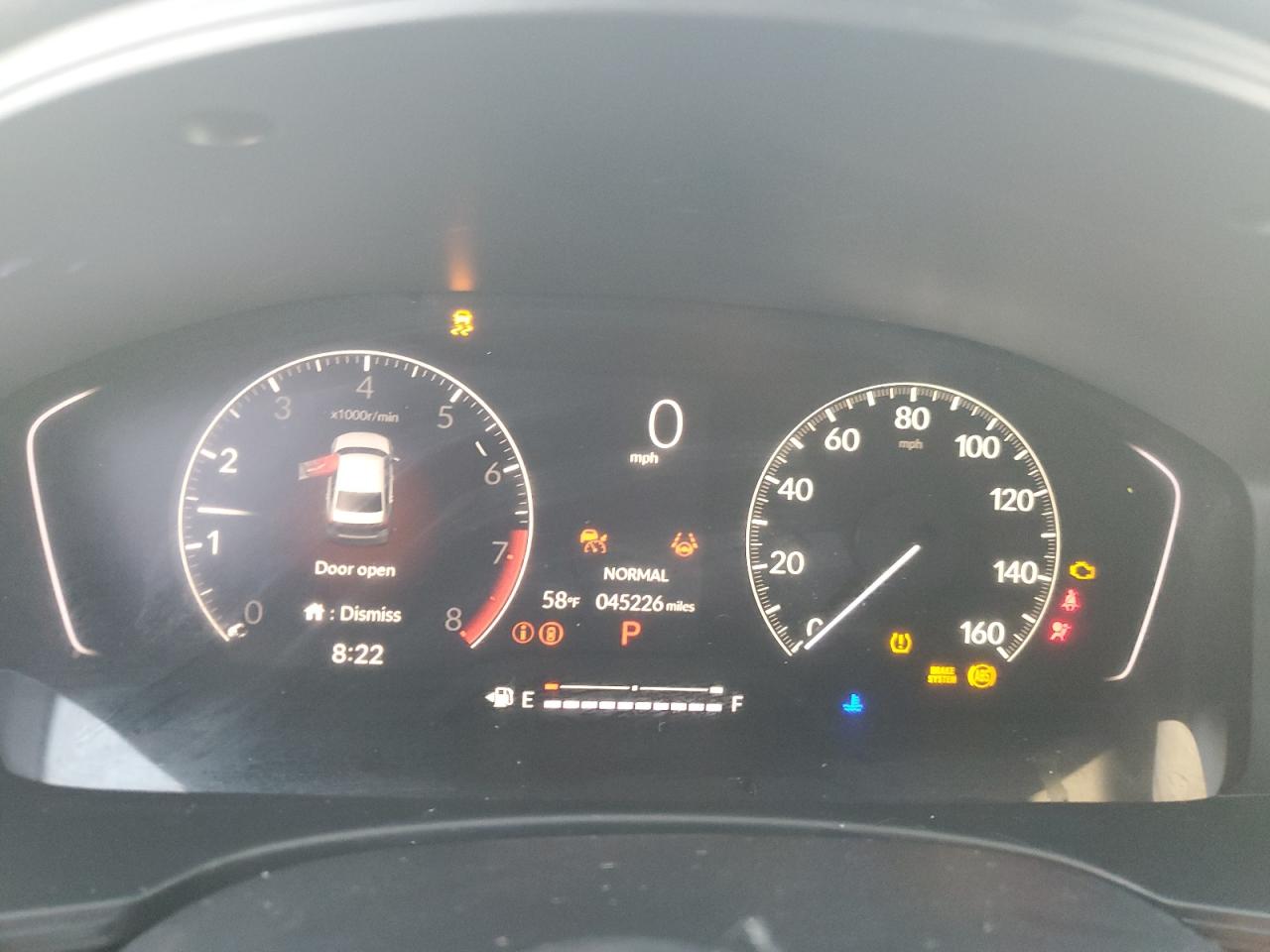 2022 HONDA CIVIC SPORT VIN:2HGFE2F58NH600411