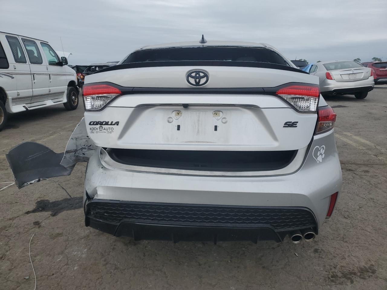 2022 TOYOTA COROLLA SE VIN:5YFS4MCE7NP105109