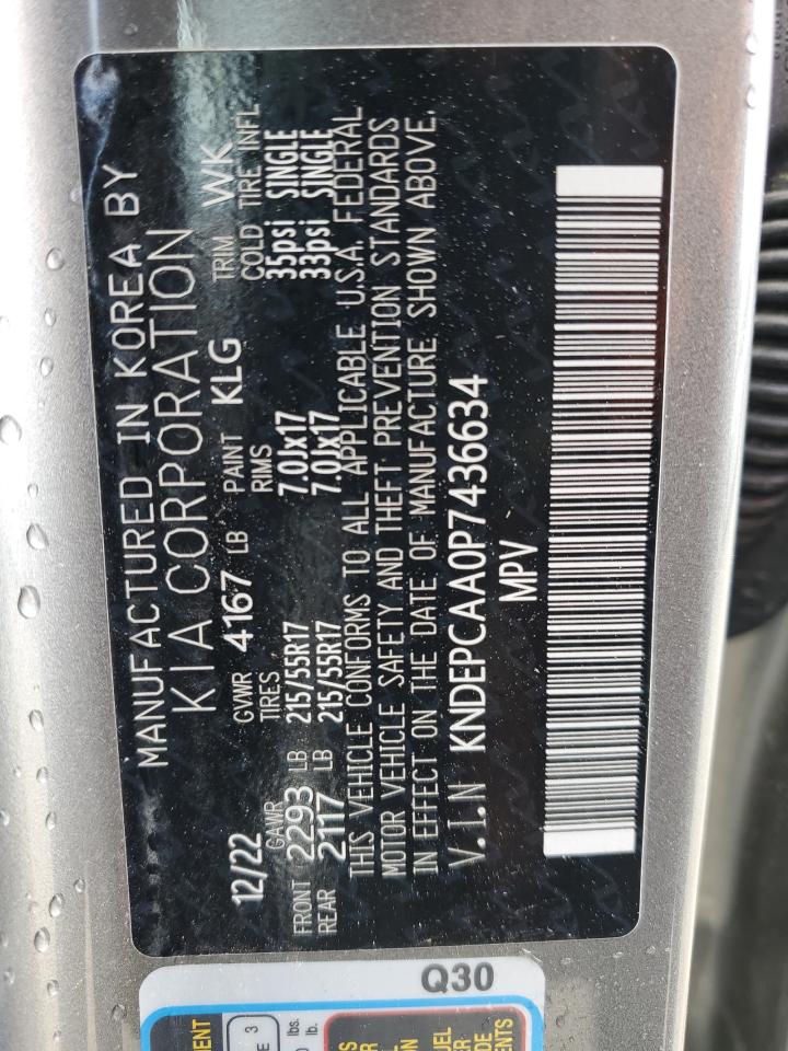 2023 KIA SELTOS LX VIN:KNDEPCAA0P7436634