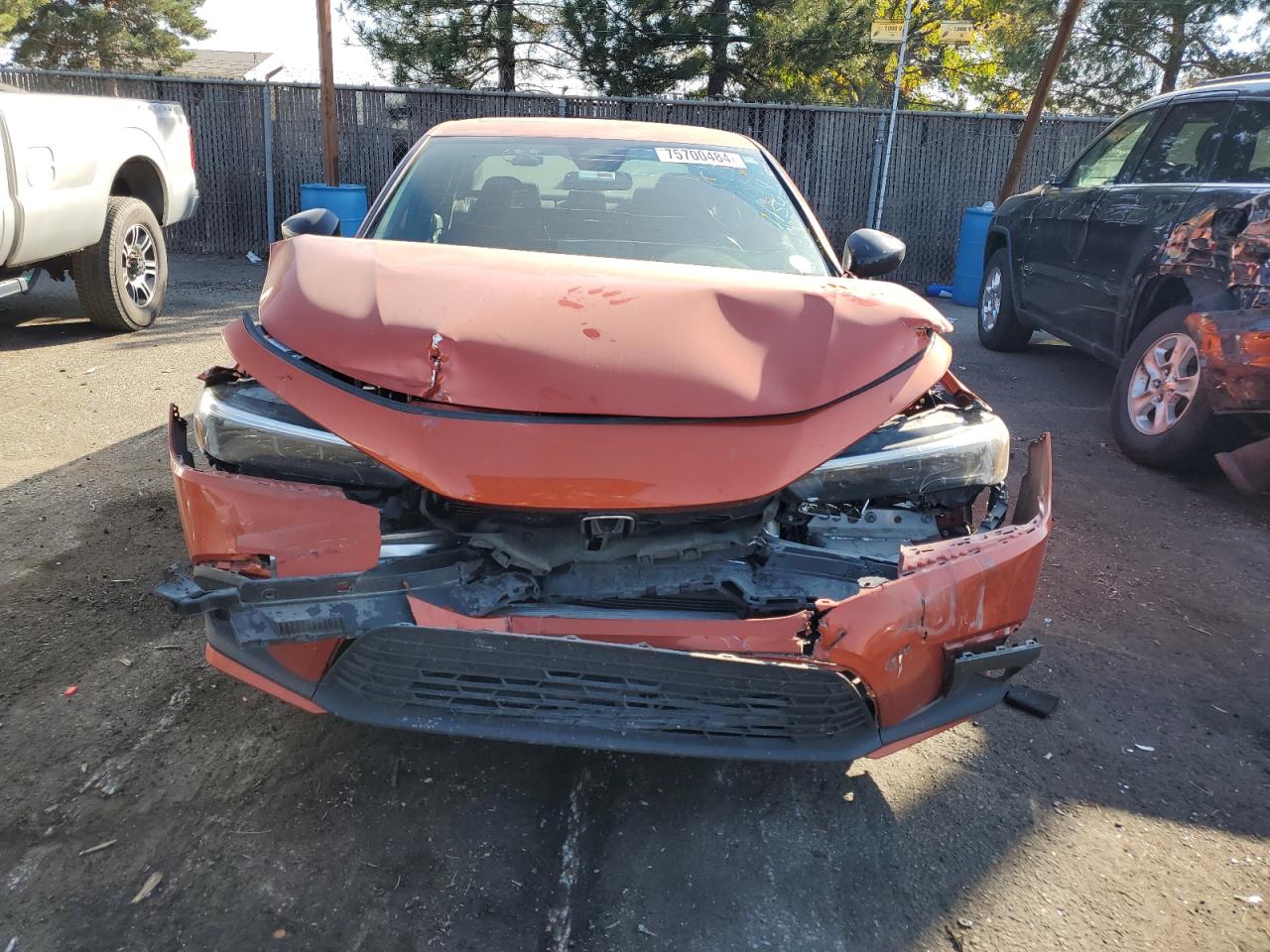 2022 HONDA CIVIC SI VIN:2HGFE1E50NH473505