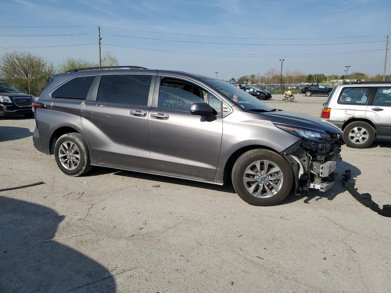 2022 TOYOTA SIENNA LE VIN:5TDKRKEC9NS099323