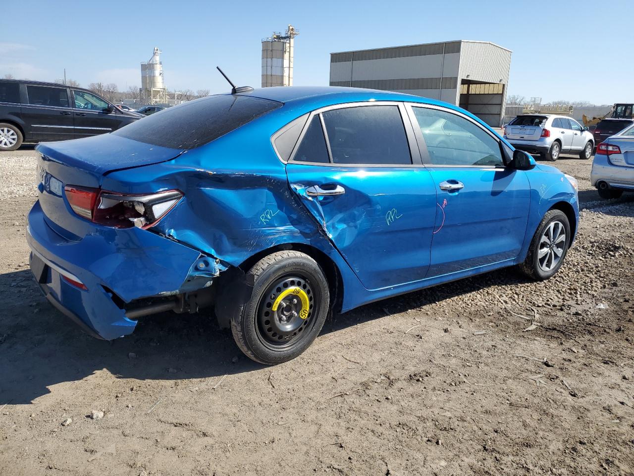 2022 KIA RIO LX VIN:3KPA24AD3NE458699