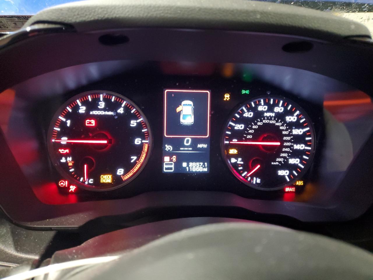 2023 SUBARU WRX PREMIUM VIN:JF1VBAF62P9809206