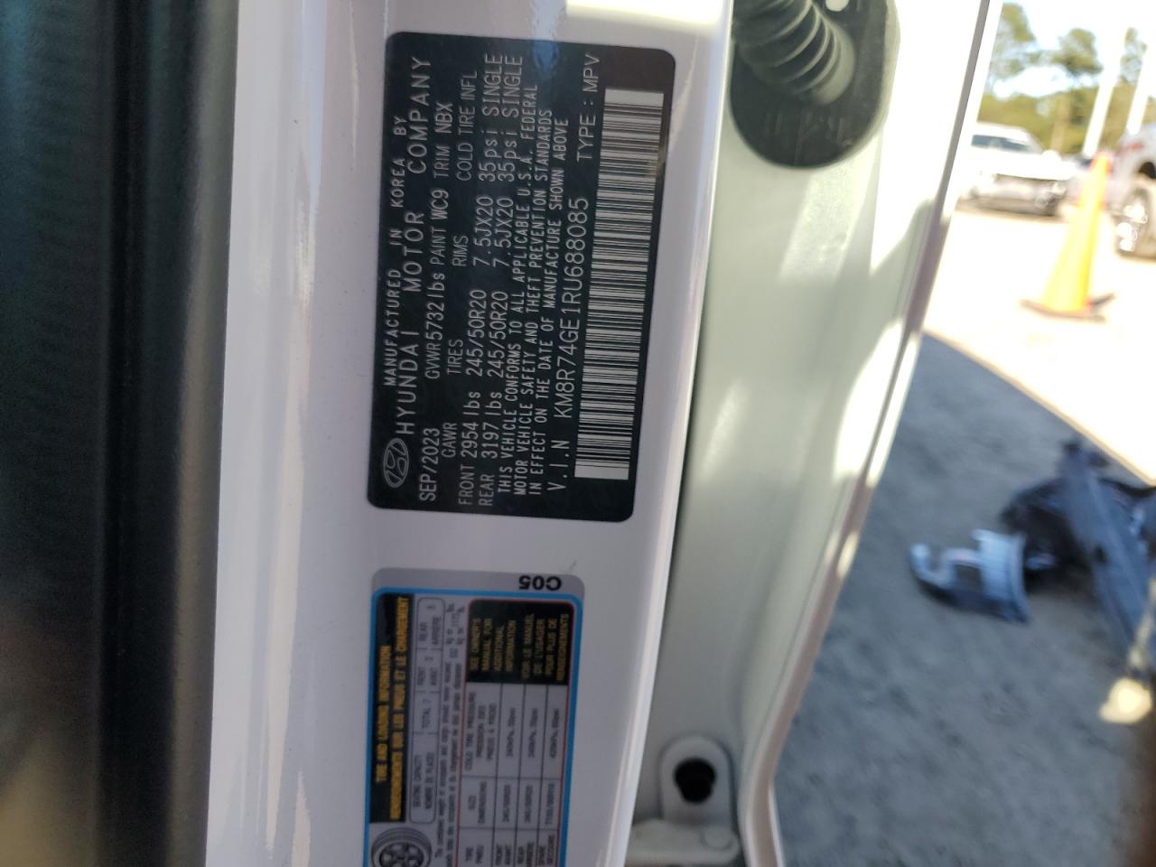 2024 HYUNDAI PALISADE CALLIGRAPHY VIN:KM8R74GE1RU688085