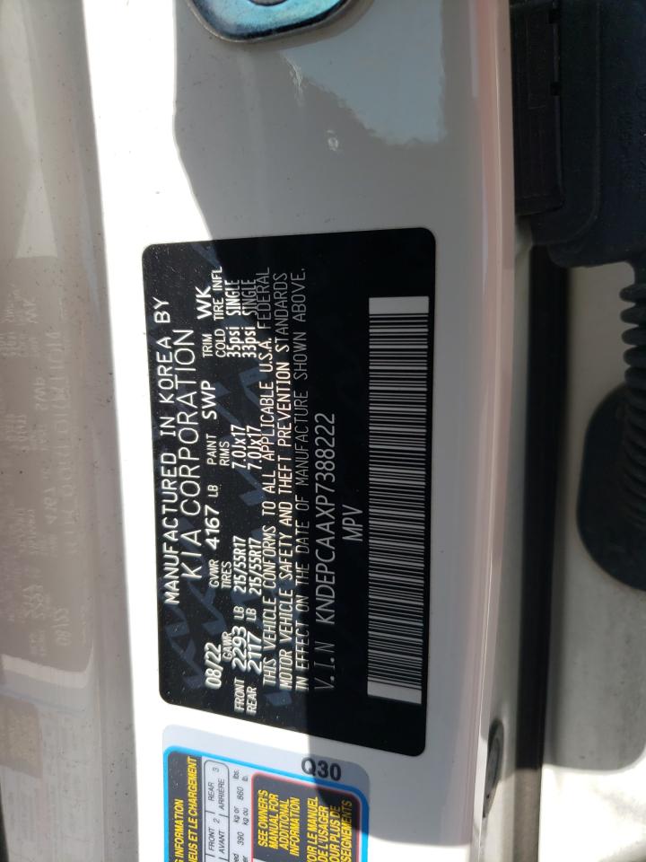 2023 KIA SELTOS LX VIN:KNDEPCAAXP7388222