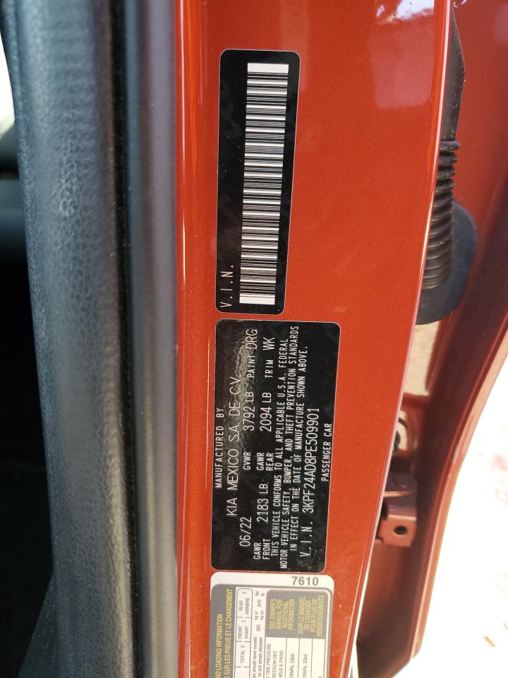2023 KIA FORTE LX VIN:3KPF24AD8PE509901