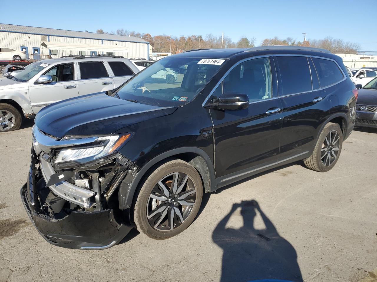 2022 HONDA PILOT TOURING VIN:5FNYF6H67NB000678