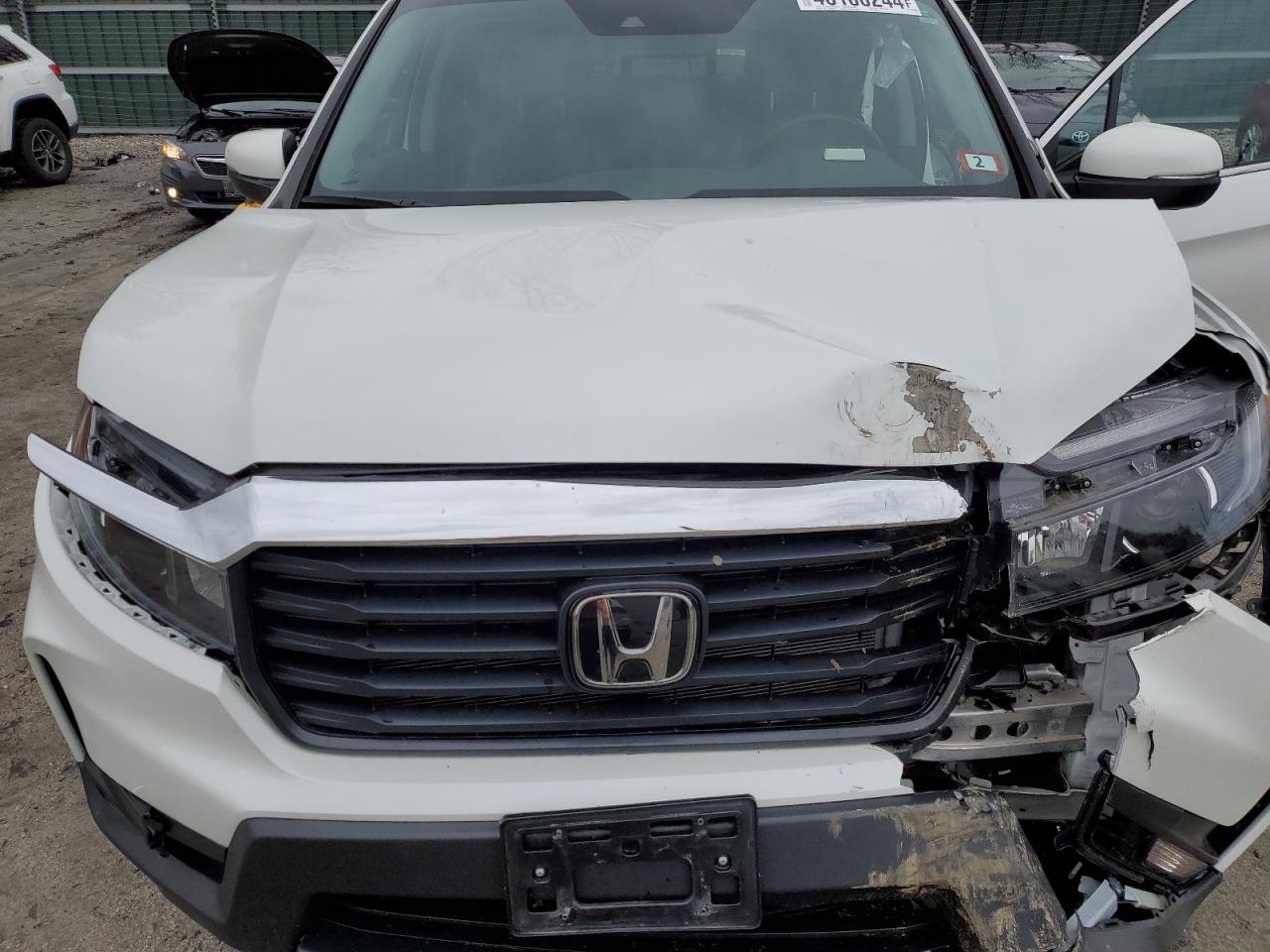 2022 HONDA RIDGELINE RTL VIN:5FPYK3F50NB012098