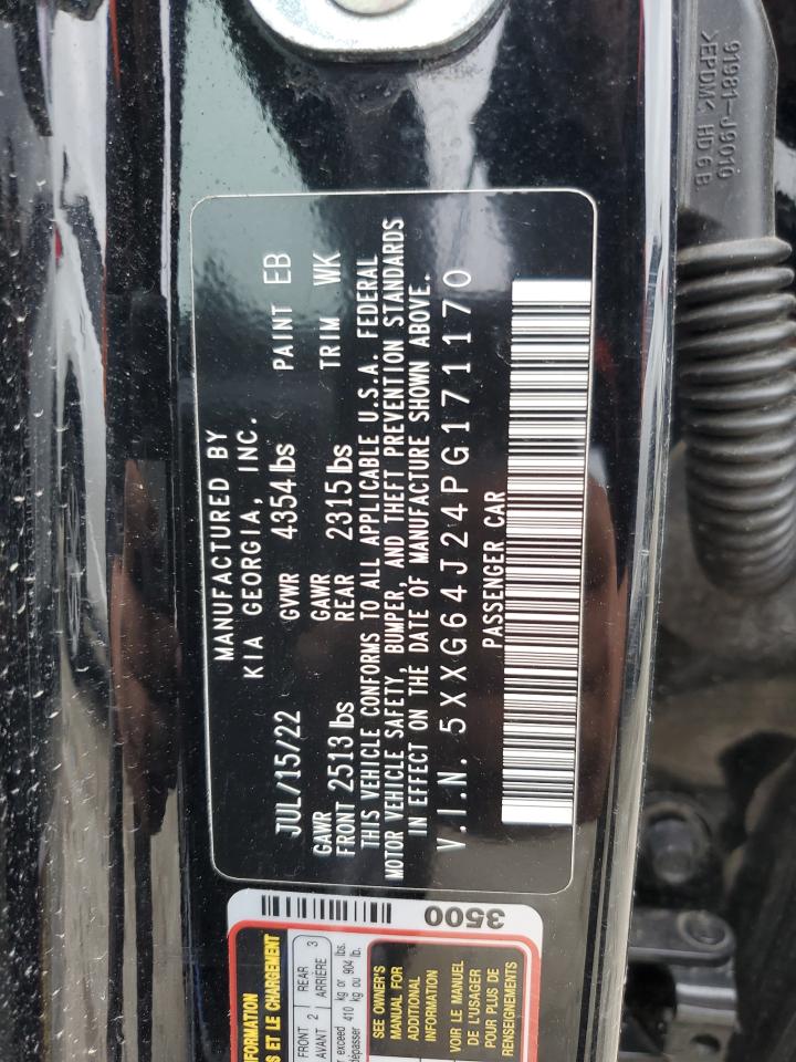 2023 KIA K5 GT LINE VIN:5XXG64J24PG171170