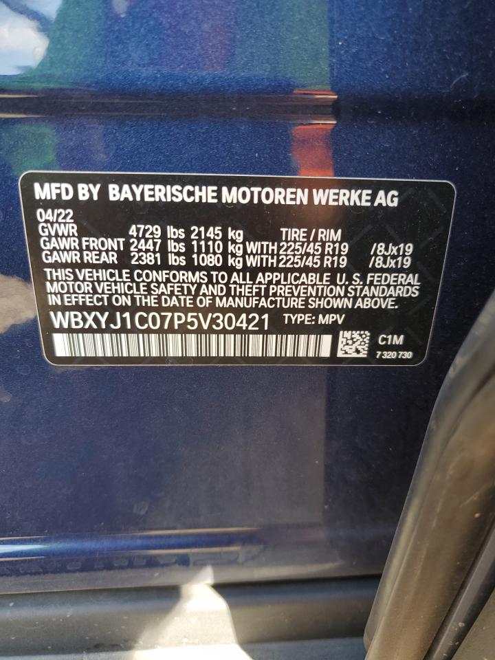 2023 BMW X2 XDRIVE28I VIN:WBXYJ1C07P5V30421