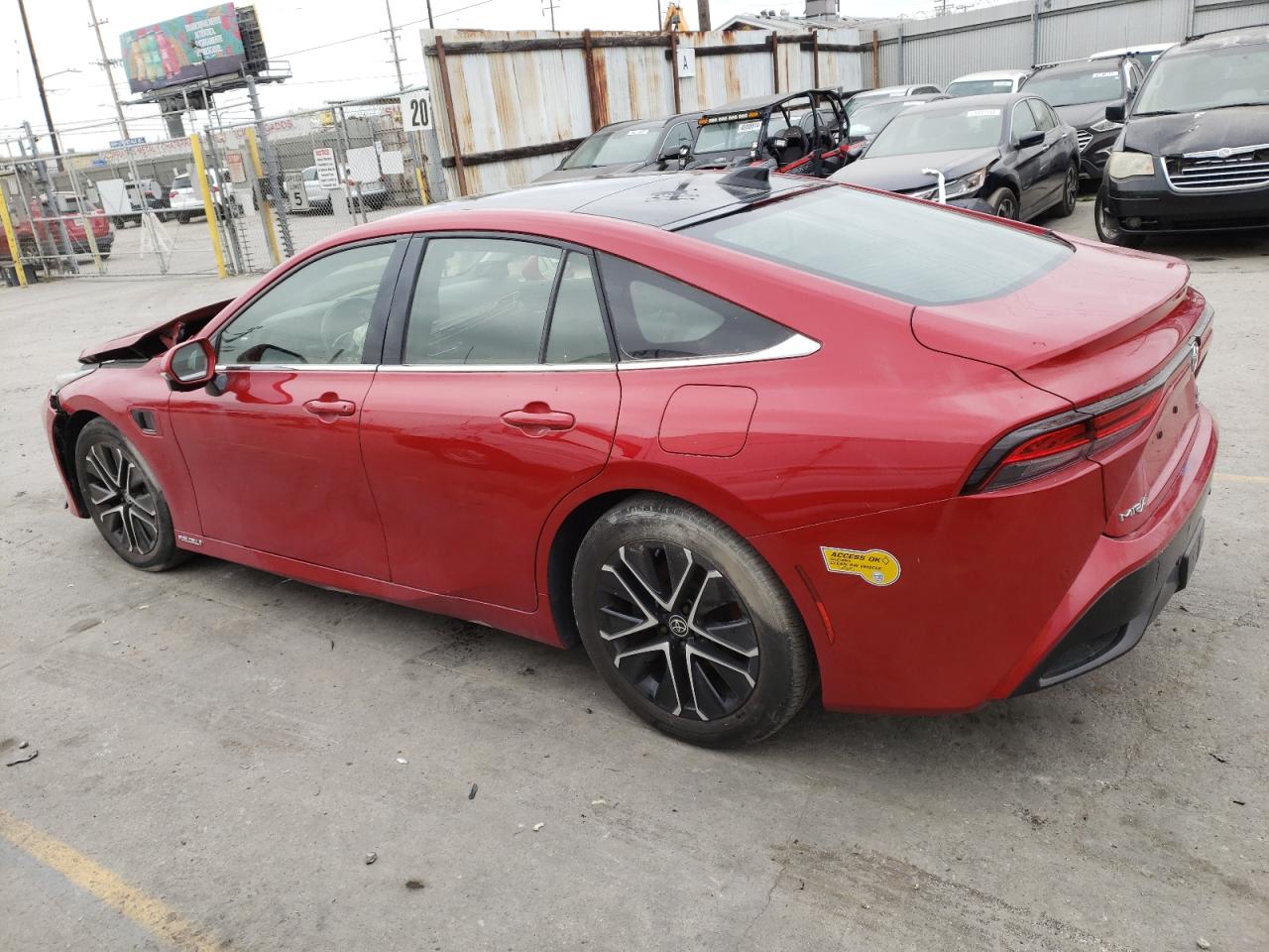 2022 TOYOTA MIRAI LE VIN:JTDAAAAA9NA004631