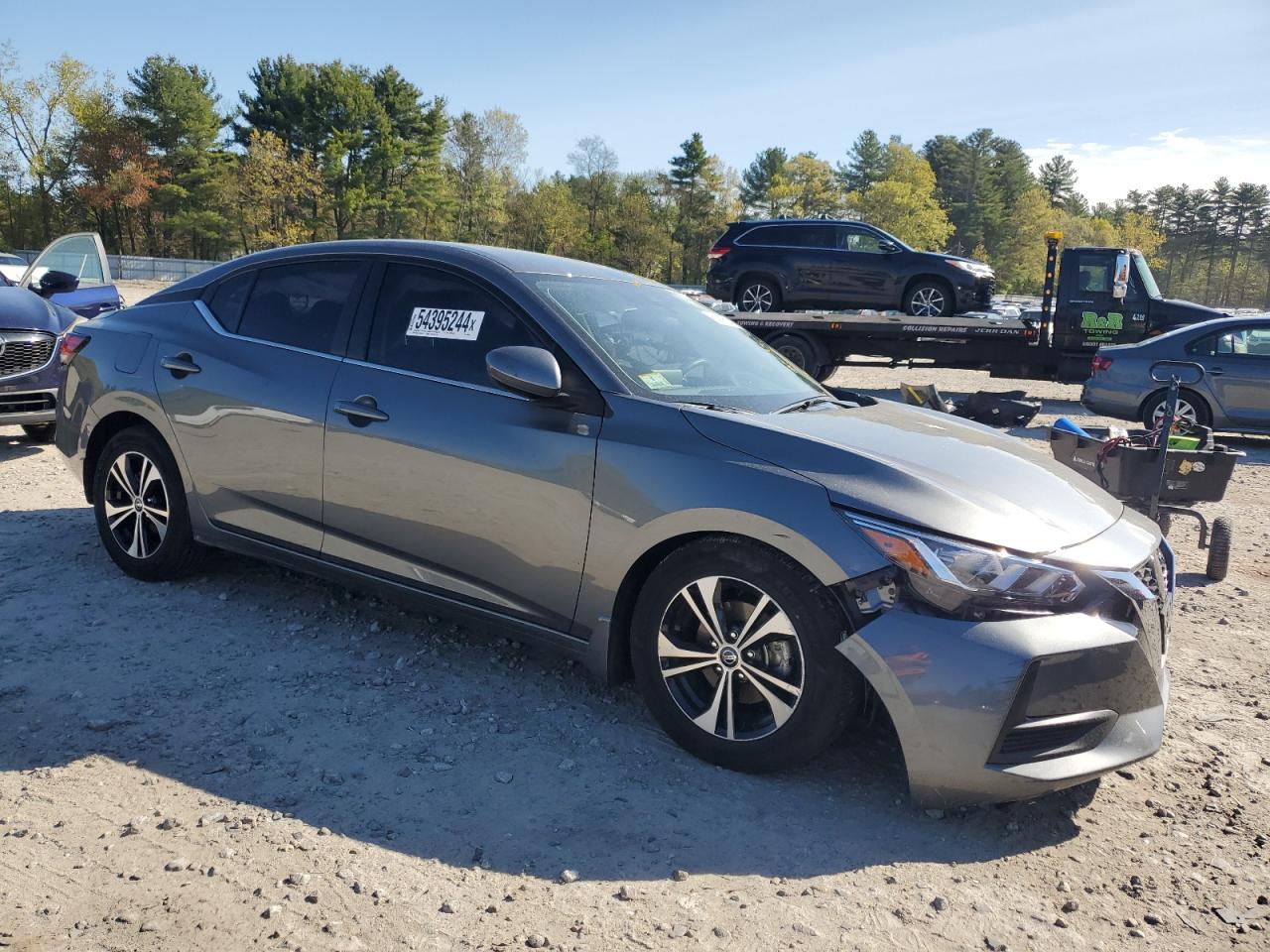 2022 NISSAN SENTRA SV VIN:3N1AB8CV0NY289563