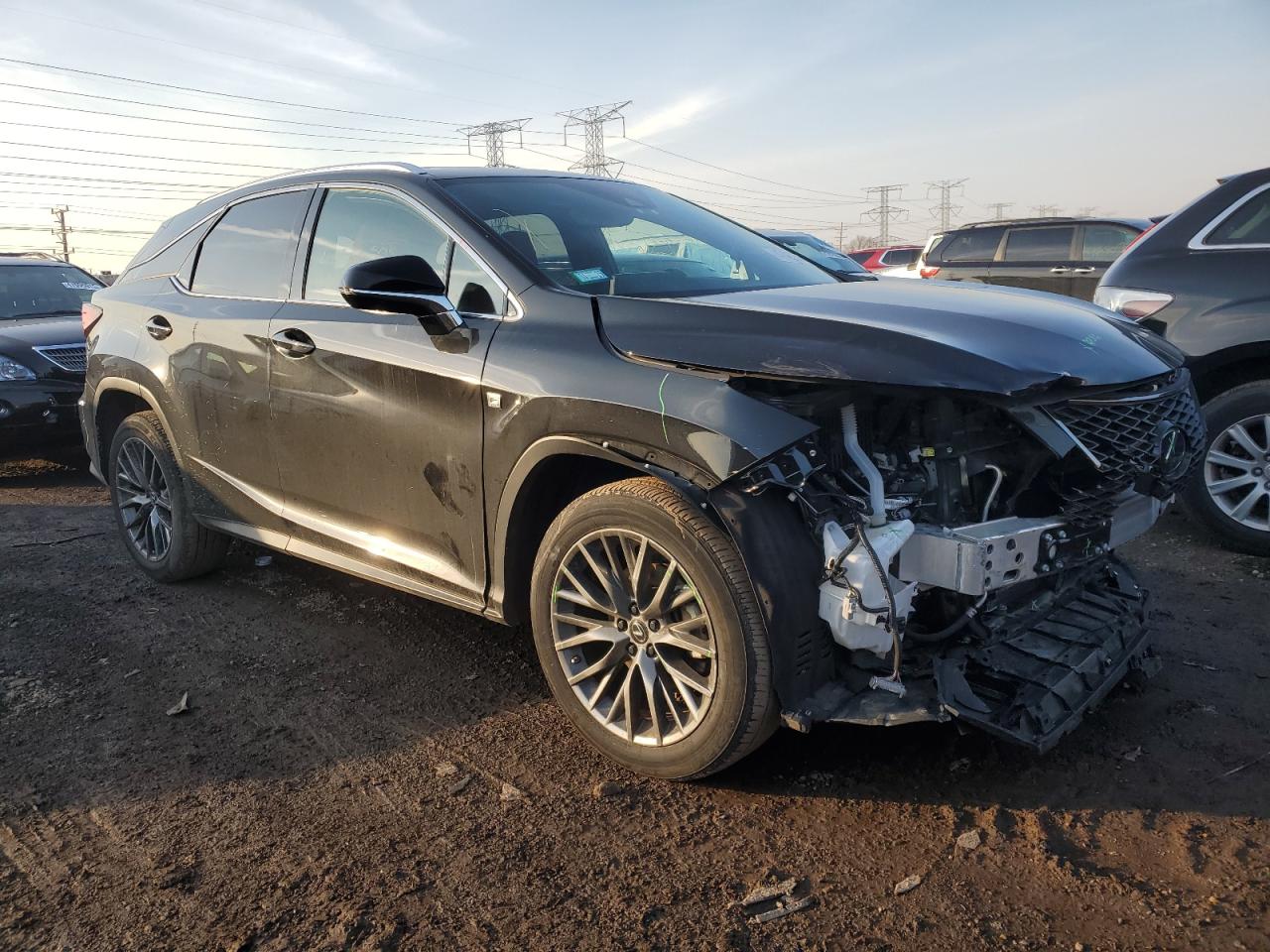 2022 LEXUS RX 350 F SPORT VIN:2T2SZMDA5NC367154