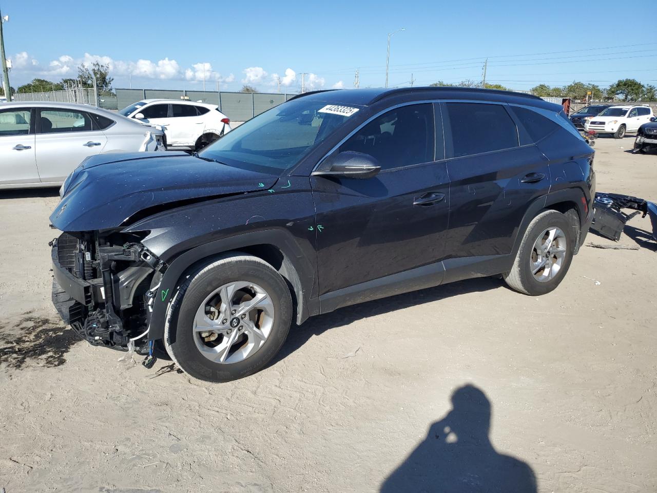 2022 HYUNDAI TUCSON SEL VIN:5NMJB3AE3NH148533