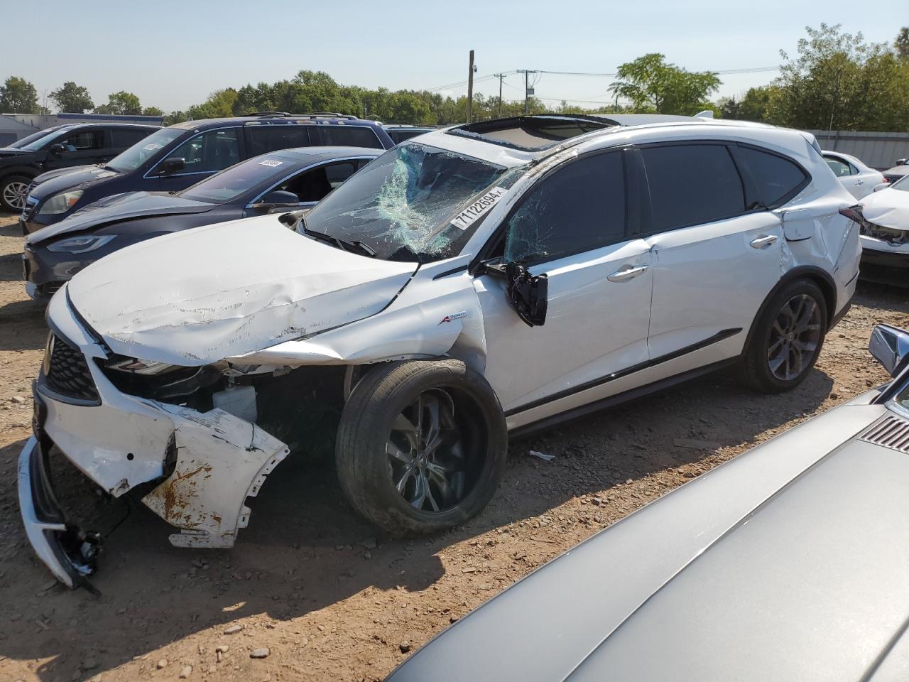 2022 ACURA MDX A-SPEC VIN:5J8YE1H02NL051697