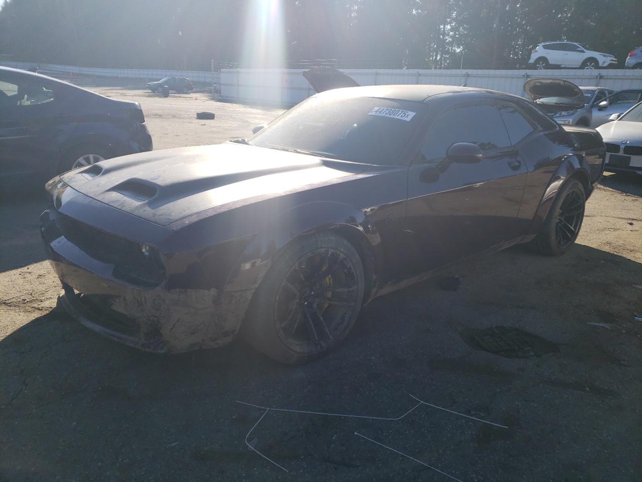 2022 DODGE CHALLENGER SRT HELLCAT REDEYE VIN:2C3CDZL97NH102788