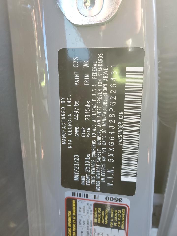 2023 KIA K5 GT LINE VIN:5XXG64J28PG226431