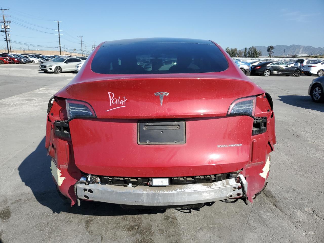 2022 TESLA MODEL Y  VIN:7SAYGDEE3NF318359