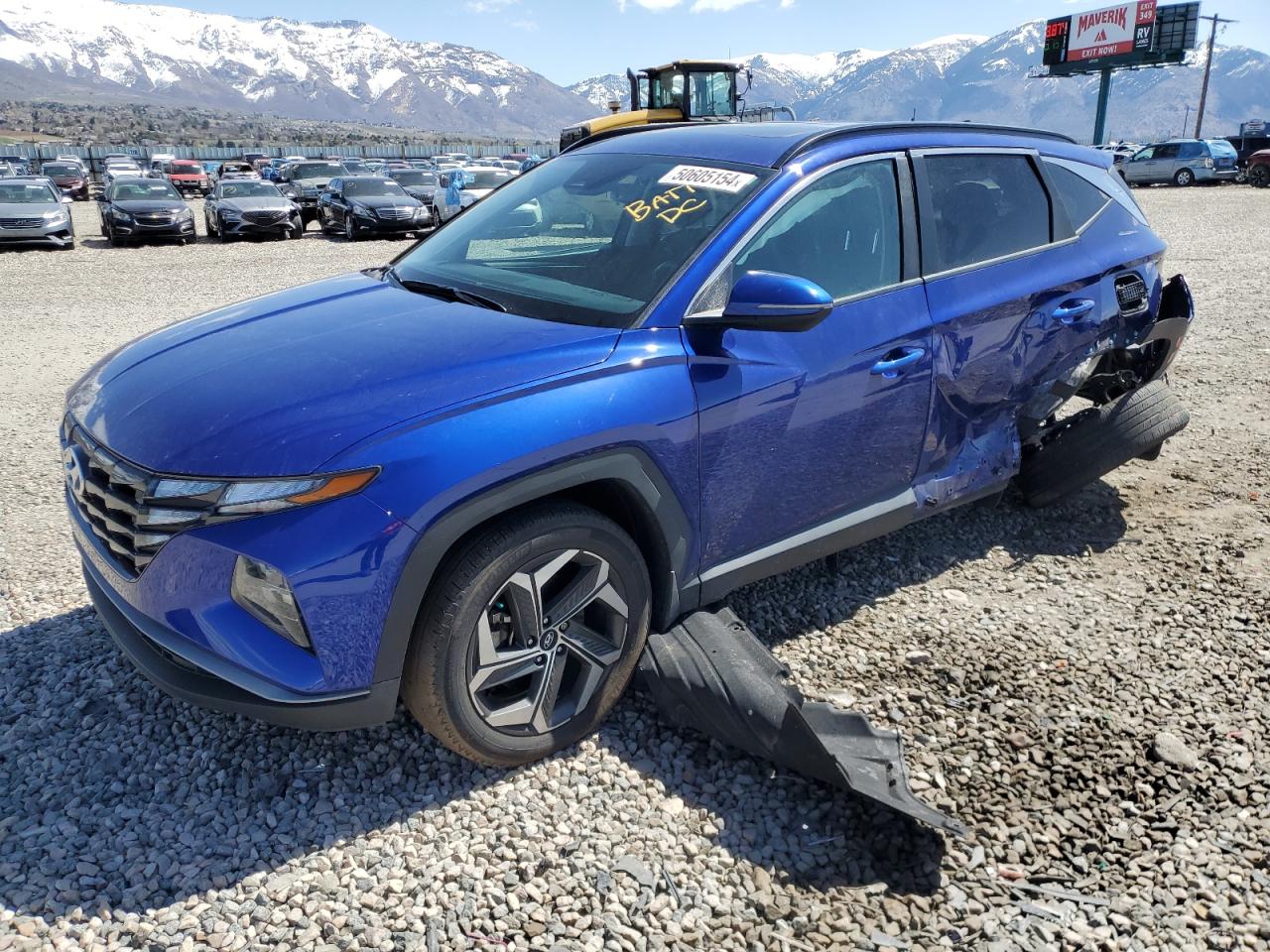 2022 HYUNDAI TUCSON SEL VIN:5NMJFCAE7NH143596