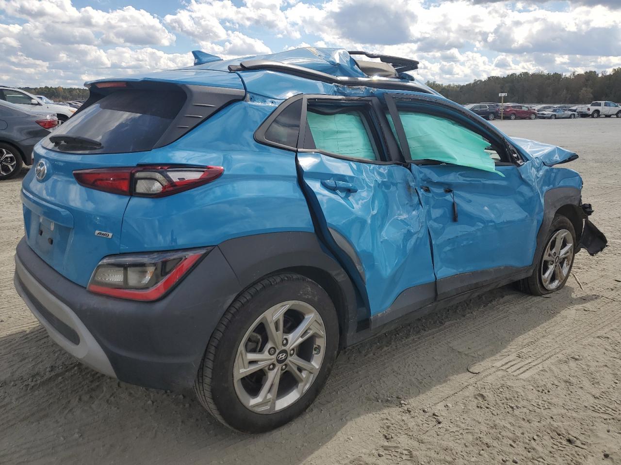 2022 HYUNDAI KONA SEL VIN:KM8K3CAB7NU781144