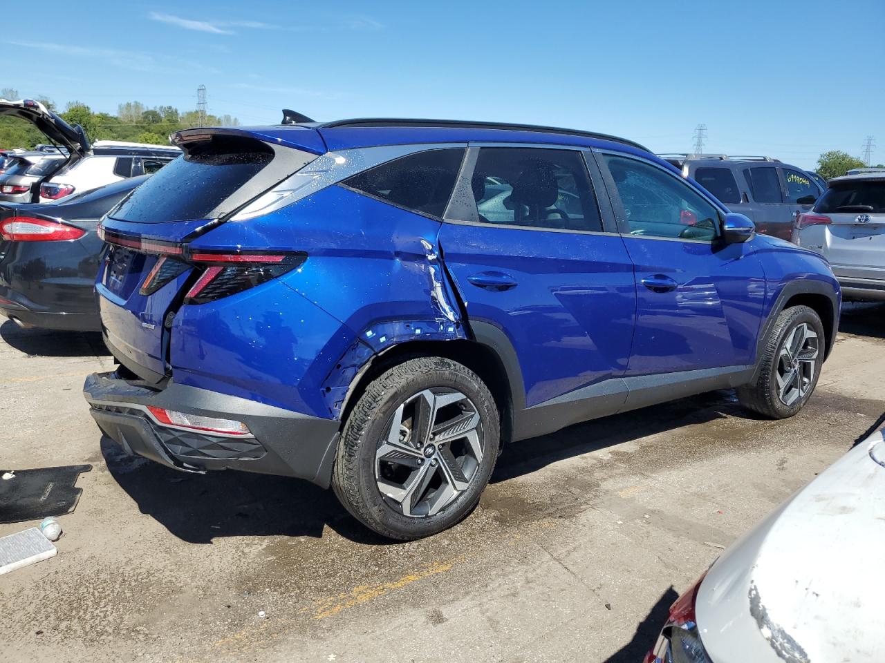 2022 HYUNDAI TUCSON SEL VIN:5NMJFCAE0NH069048