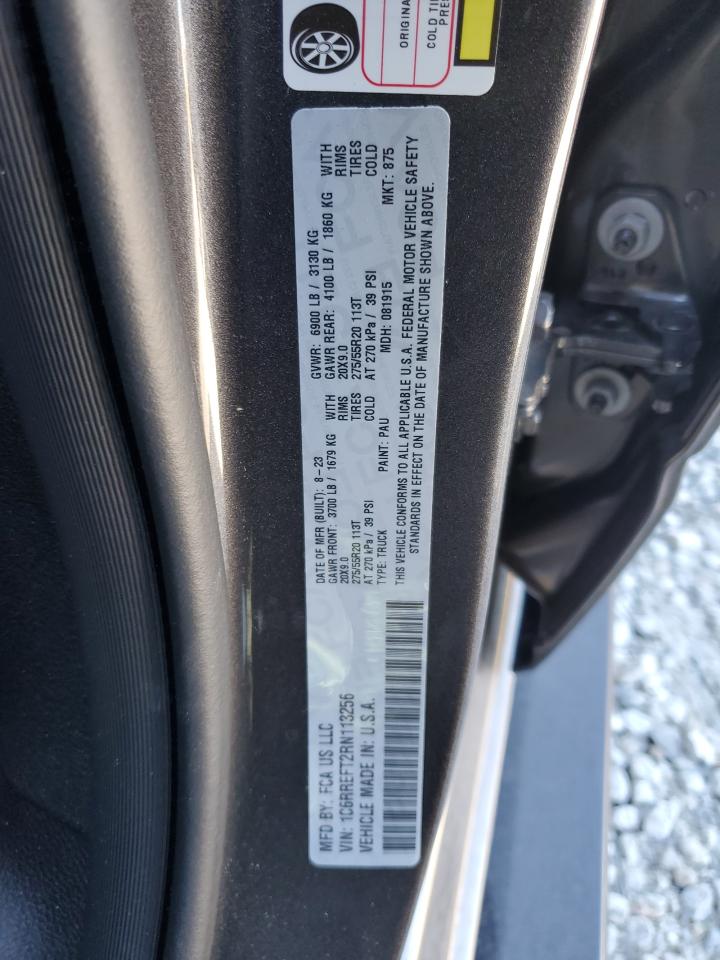 2024 RAM 1500 BIG HORN/LONE STAR VIN:1C6RREFT2RN113256